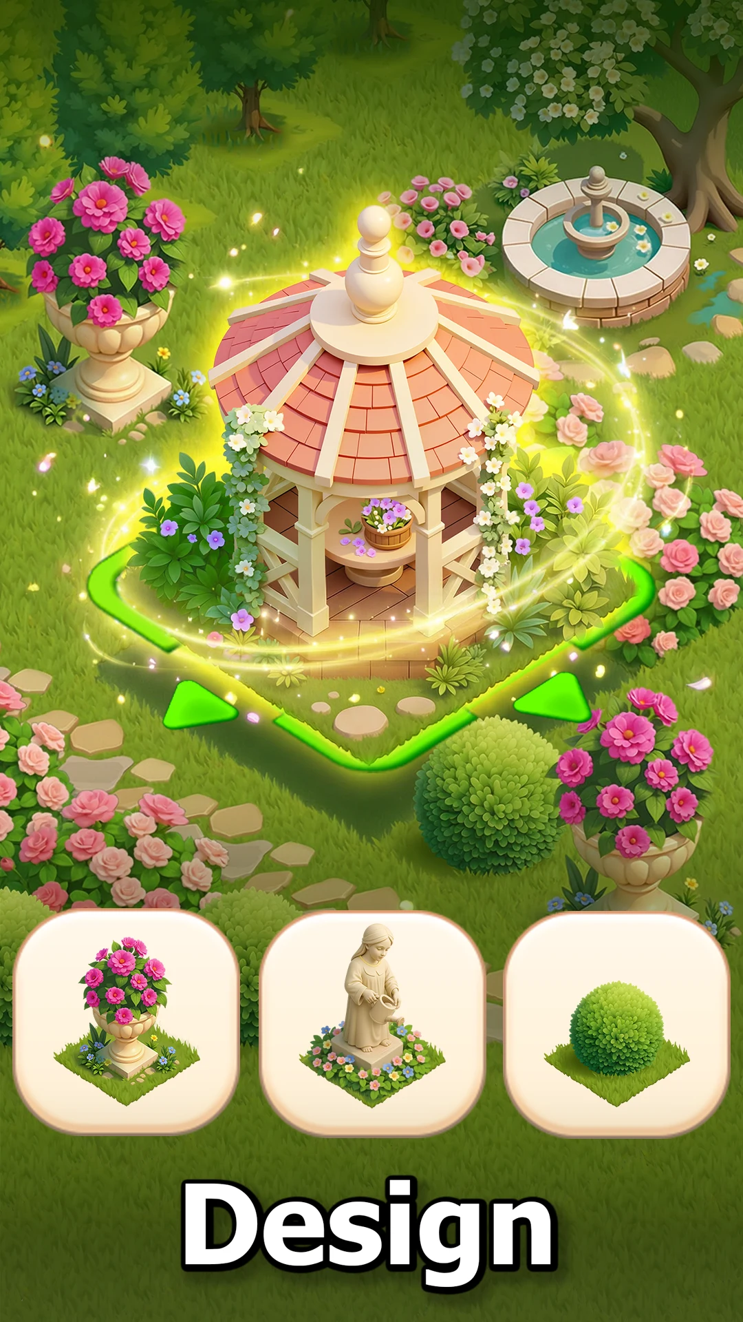 Garden Getaway: Merge & Design screenshot