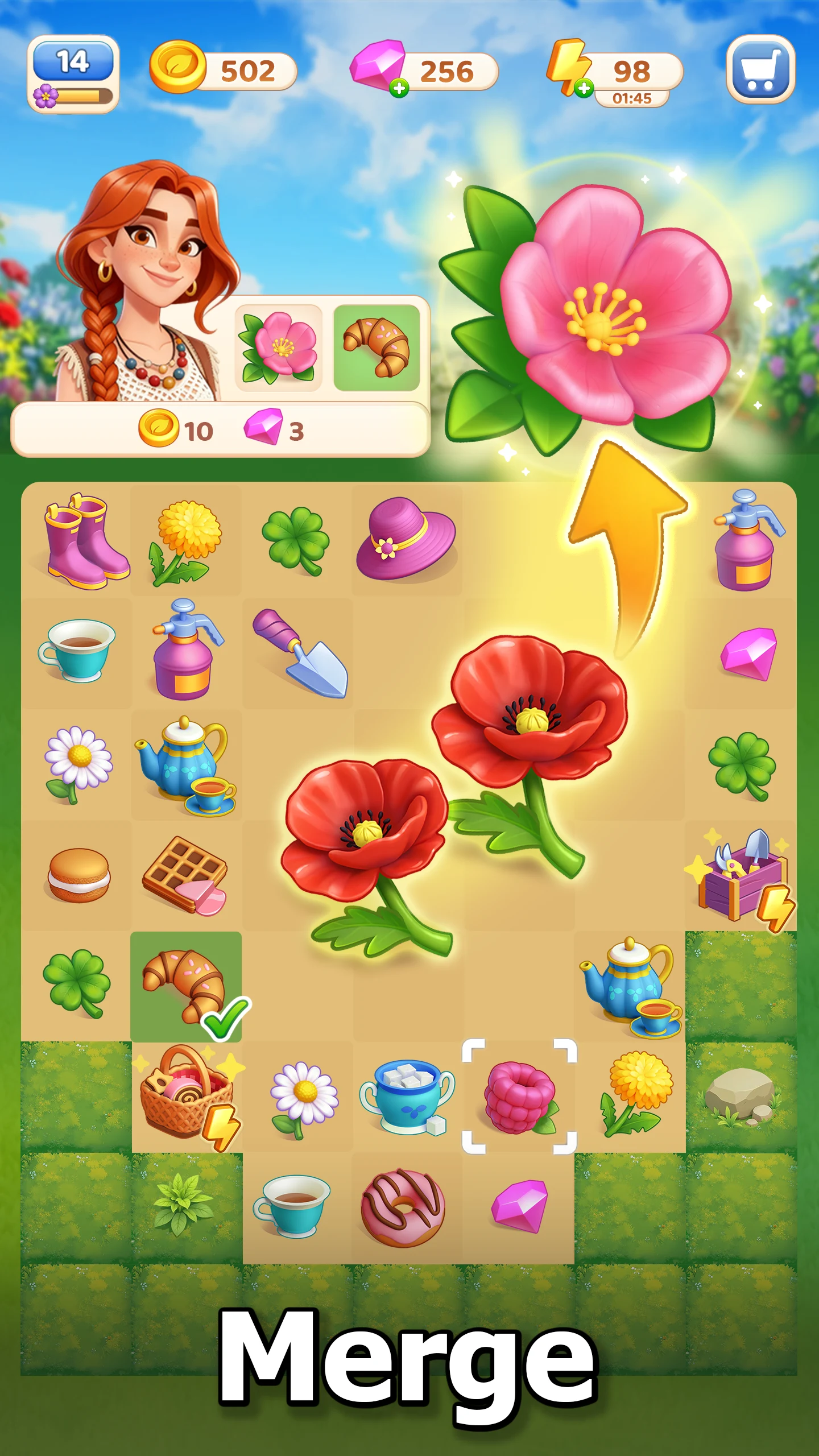 Garden Getaway: Merge & Design screenshot
