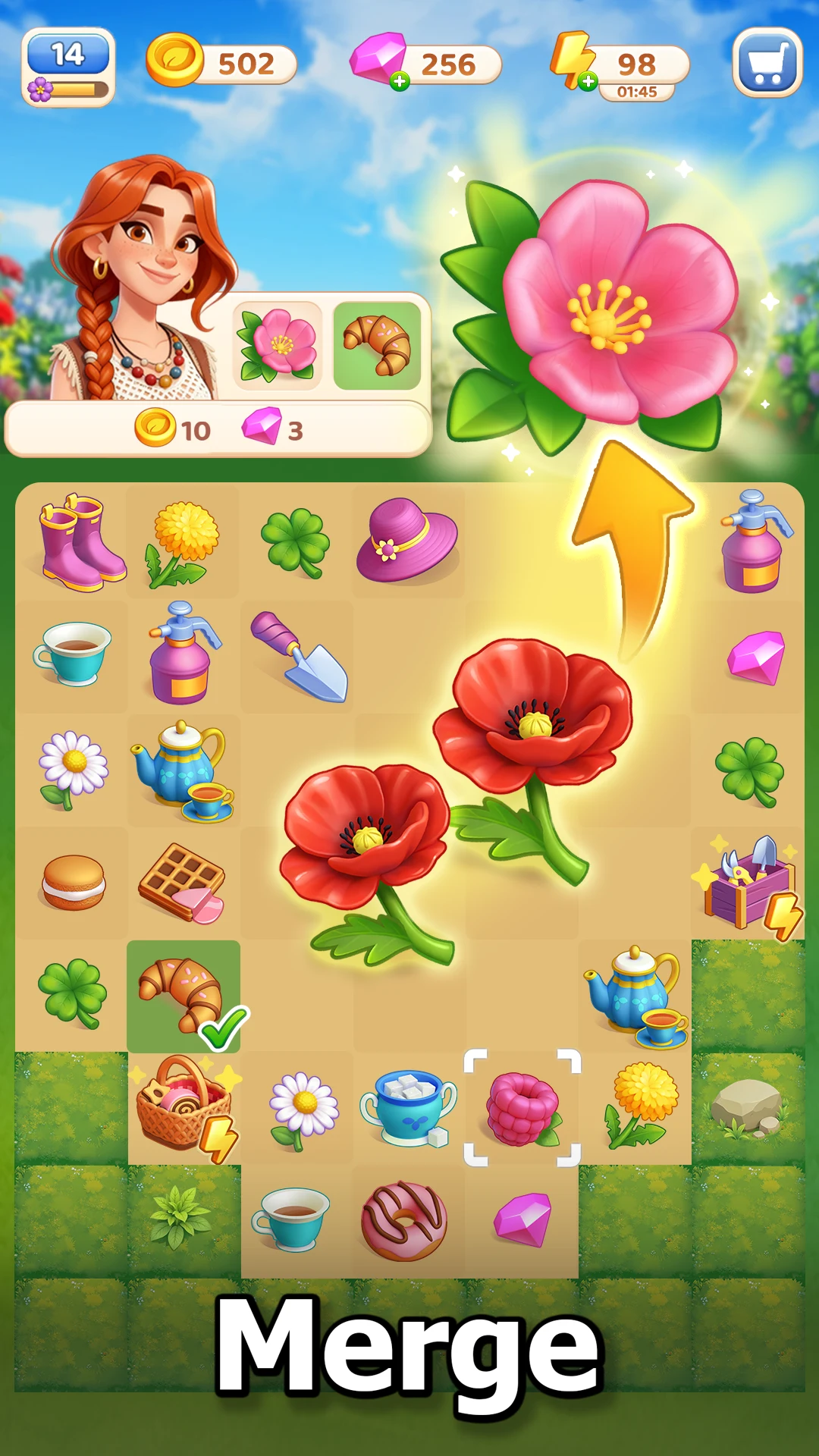 Garden Getaway: Merge & Design screenshot